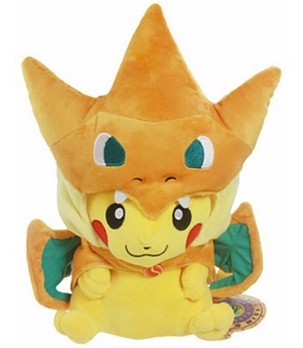 Pikachu Charizard Cosplay Peluche Pokemon Tierno 23cm Mercado Libre Pikachu Charizard Cosplay Peluche Pokemon Tierno 23cm Mercado Libre