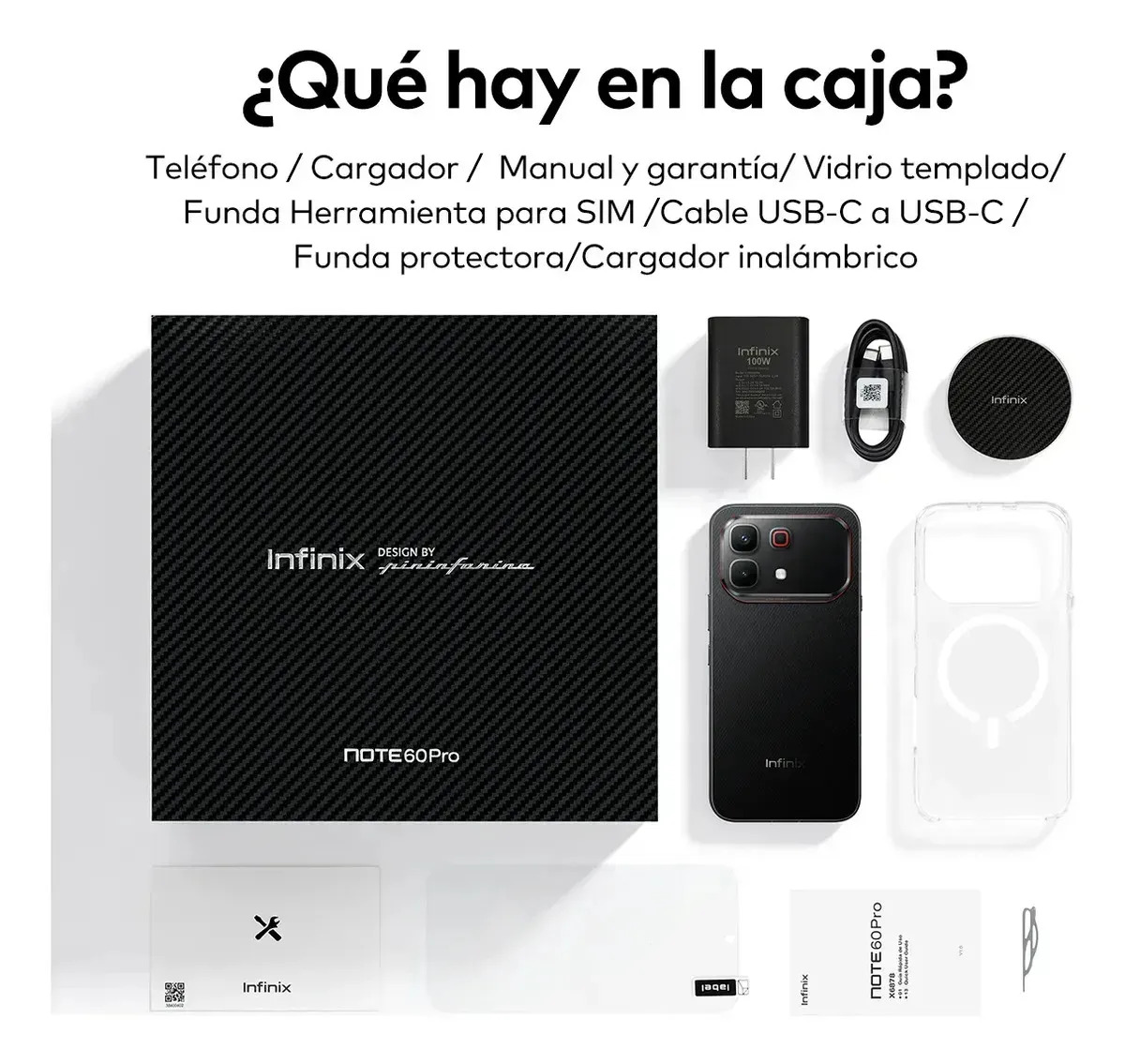 Celular Infinix Note 60 Pro 5g Ai Phone 256gb Rom 12+12gb Ram Titanio Niebla Snapdragon 7s Gen 4 Dual Sim 6000mah 90w Carga Superrápida 30w Inalámbrico 6.78'' Amoled 1.5k 144hz Active Matrix