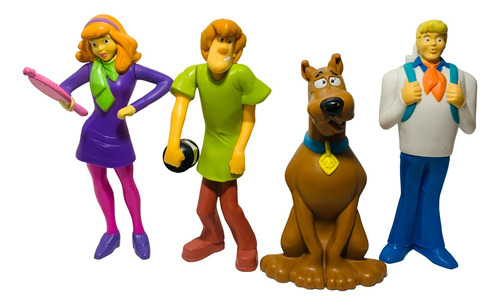 Lote 4 Muñecos Scooby Doo Burger King 2018