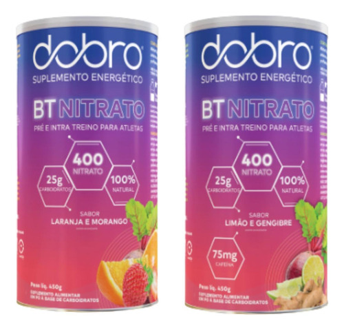 Kit 2 Bt Nitrato 400 Carboidrato Beterraba Dobro Todos