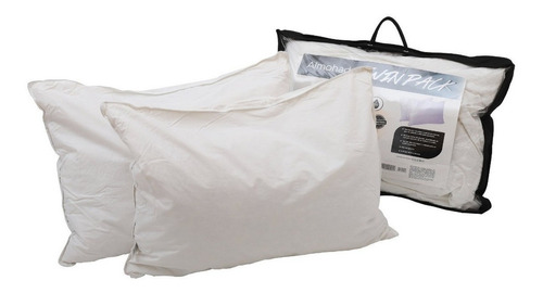 Almohada De Pluma Dib Twin Pack 50x70 Color Blanco