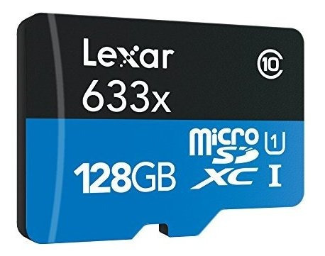 Imagen 4 de 4 de Microsdxc De Alto Rendimiento Lexar 633 X 128gb Uhs-/ U3 Con