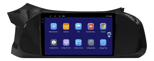 Multimidia Onix Lt Ltz 9p Octacore 6gb 128gb Moldura Fiamon