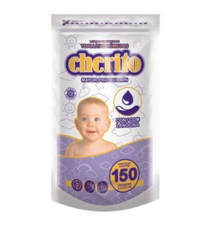 Toallitas Húmedas Cherito - 150 U