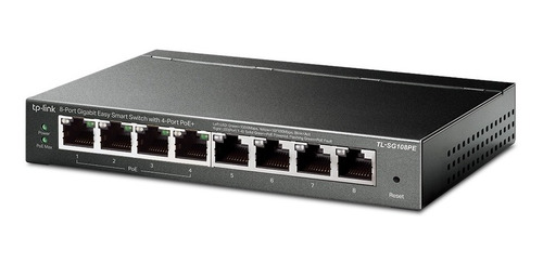 Switch 8 Puertos Gigabit Tp-link Con Puertos Poe Tl-sg108pe