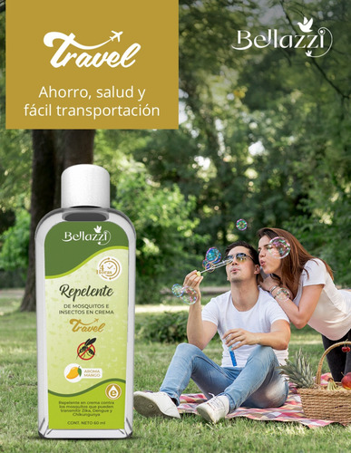 Bellazzi Repelente Crema Para Mosquitos E Insectos 60ml