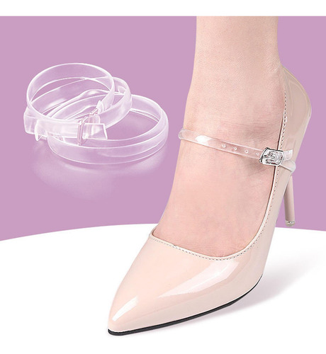 Correias De Sapatos Transparentes Para Saltos 1 Par De Alças
