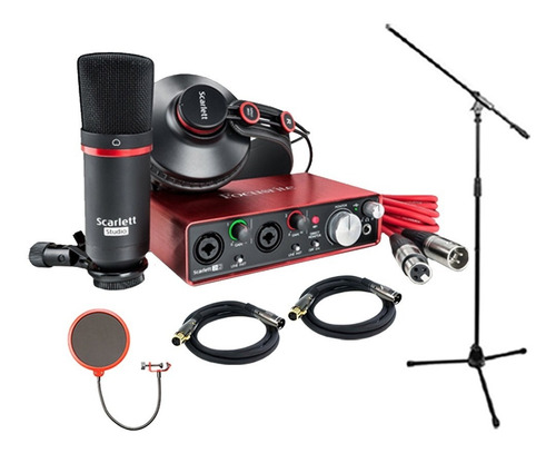 Imagen 1 de 1 de Focusrites Scarletts 2i2 Studio 2nd Gen Usb Audio Interface