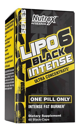 Lipo 6 Black Intense Uc Nutrex - Quemador De Grasa Mejorado