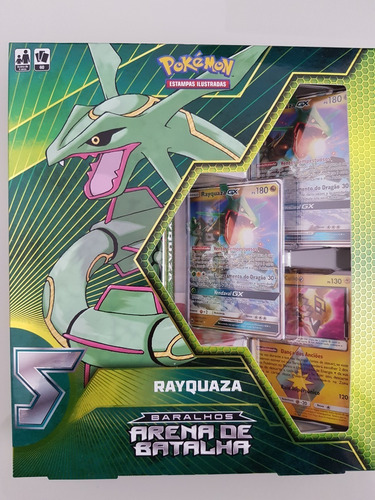 Pokémon Box Arena De Batalha - Rayquaza - Tcg