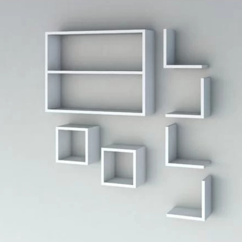 Imagem 3 de 6 de Kit 7 Prateleiras Nicho Mdf Madeira Sala Quarto Bebê Decora