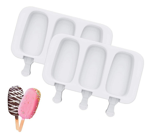 Molde De Silicona Para Helado Palito Freezer Grande Paleta