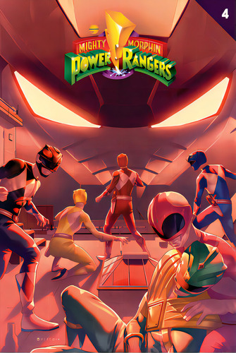 Mighty Morphin Power Rangers #4, De Higgins, Kyle. Editorial Spotlight, Tapa Dura En Inglés