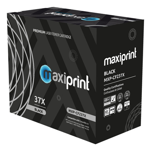 Toner Maxiprint Compatible Con Hp Cf237x Negro