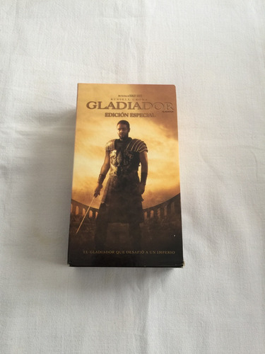 Película Gladiador En Vhs Edición Especial (Usado)