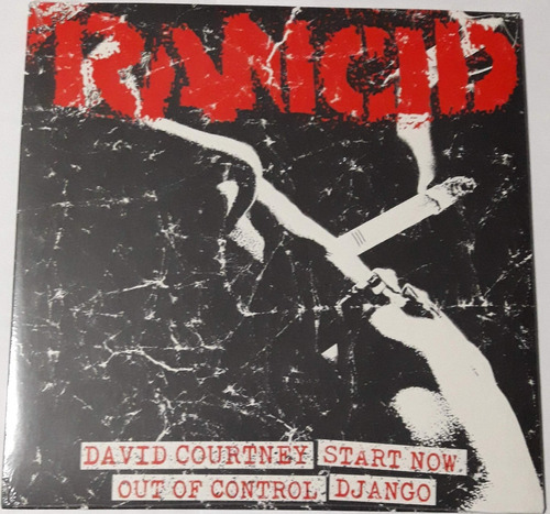 Rancid - David Courtney ( Vinilo 7 Usa ) Nuevo No Cd Ni Ta 