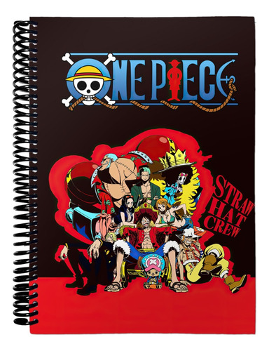 Cuaderno Libreta Anotador A6 Lisa - One Piece 22