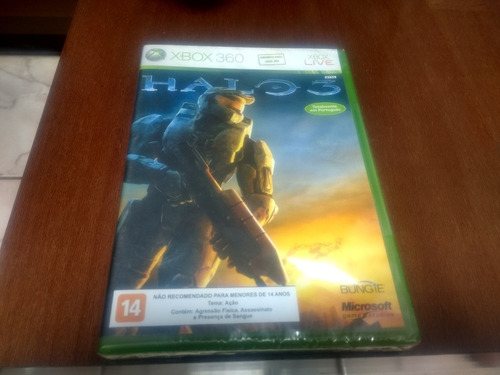 Halo 3 X Box 360 Mídia Física Original Lacrado Novo