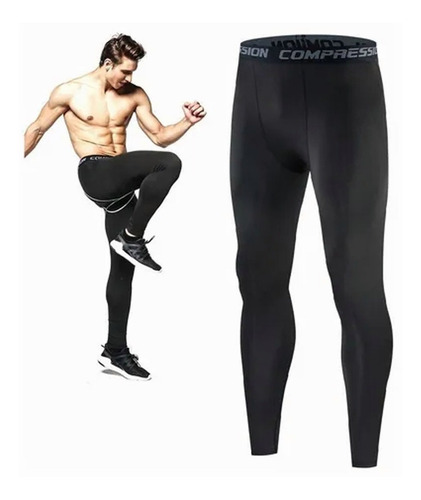 Imagen 4 de 6 de Mallas De Compresión De Secado Rápido Para Correr, Gimnasio