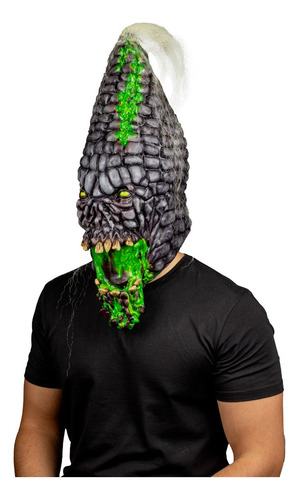 Máscara Huitla Elote Malvado Radioactivo Halloween Terror Multicolor