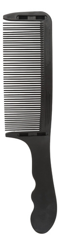 Pente De Barbeiro Preto Preto Curvo Em Forma De S