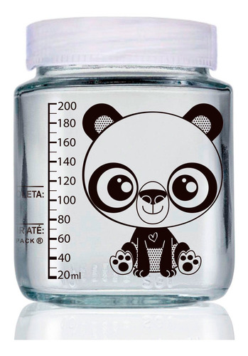 Imagem 3 de 7 de 6 Potes De Vidro Armazenar Leite Materno, Graduação 200ml