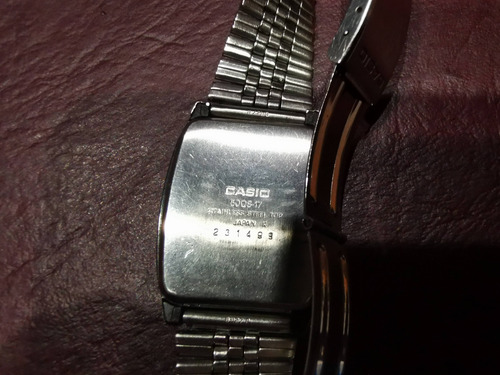 Reloj Casio 50qs-17 Vintage Tri Boton Gris Gris Gris