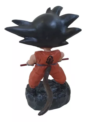 Goku Criança Dragon Ball Estatueta Resina Colecionável