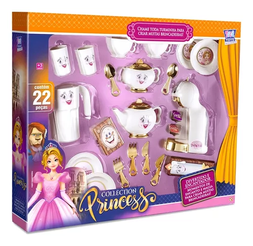 Jogo De Cha Infantil 5 Pecas Kit Chazinho Disney Princesas