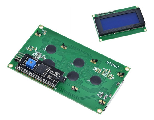 Display Lcd 2004 + Interfaz I2c Compatible Con Arduino