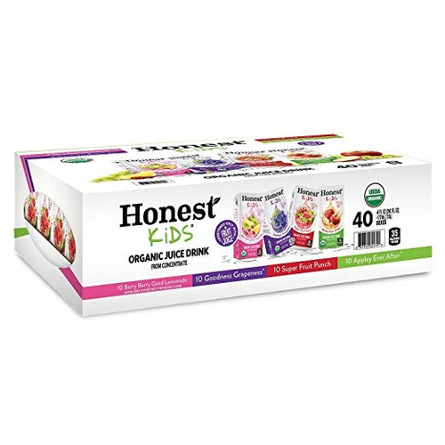 Honesta Orgánica Para Niños Jugo De Bebida, Variety Pack (6 