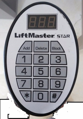 Receptor Lift Master Star250 Control Acceso Inalambrico