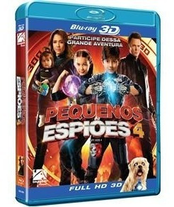 Blu-ray 3d - Pequenos Espiões 4 - Spy Kids 4 Novo Lacrado