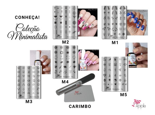 Placa De Carimbo Apipila Minimalista M5