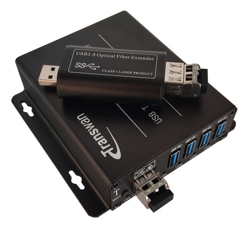 Transwan 4 Puertos Usb 3.0/2.0/1.1 Extensor Sobre Fibra