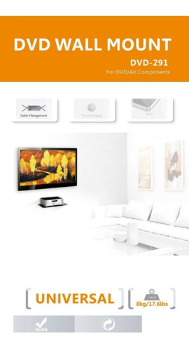 Imagen 2 de 6 de Soporte Dvd Colgante Vidrio Ajustable Deco Wii Play Xbox Ps4