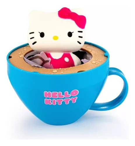 Hello Kitty Squeeze Capuccino Taza Squishy Sorpresa Cocinera
