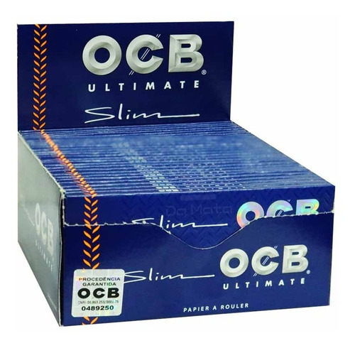 Caixa De Seda Ocb Ultimate Slim 