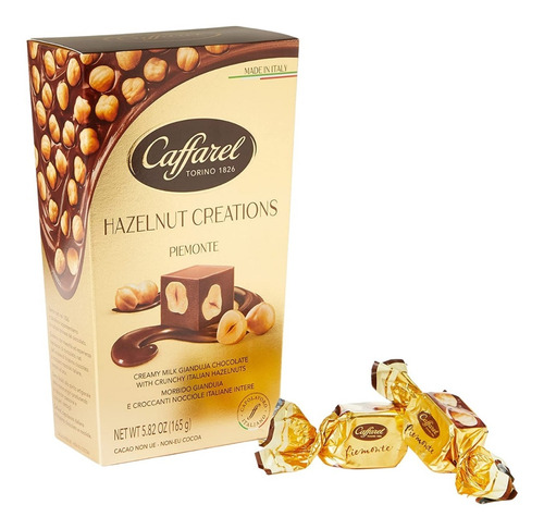 Chocolate Caffarel Piemonte Con Avellanas 165g. Italiano