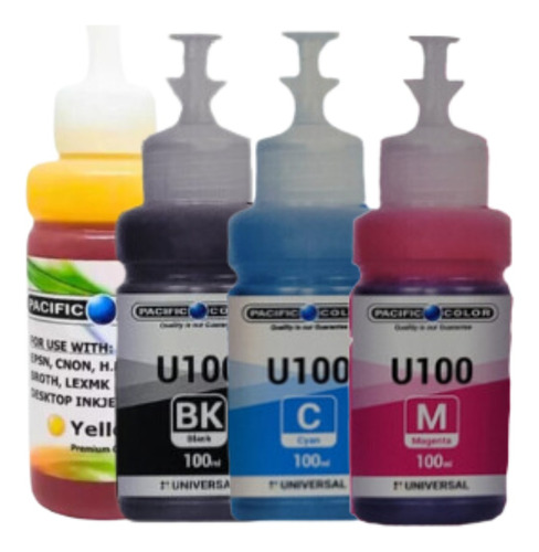 Pack Tinta Universal Para Hp Canon Epson Brother Lexmark