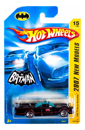 Batman 1966 Tv Series Batmobile Hot Wheels 2007 New Models