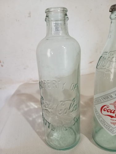 Botellas Coca Cola Antiguas X 6 Unidades, Ideal Coleccion (Usado)