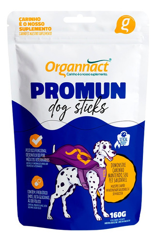 Promun Dog Sticks 160g - Organnact