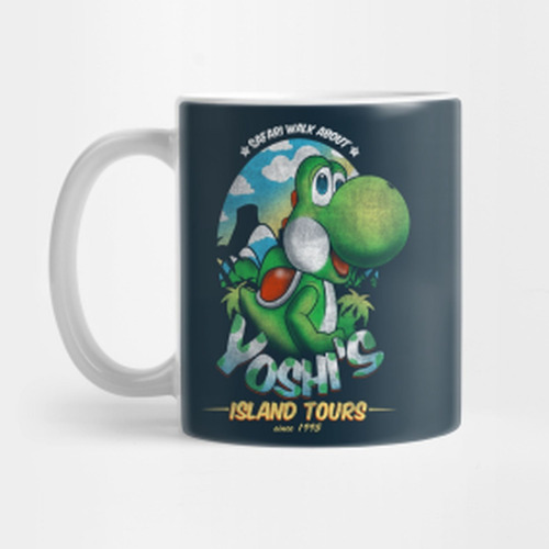 Taza De Ceramica Bichos Yoshi Modelo B 1