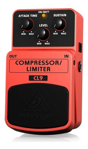 Pedal Behringer Compresor Limiter Cl9 Para Guitarra