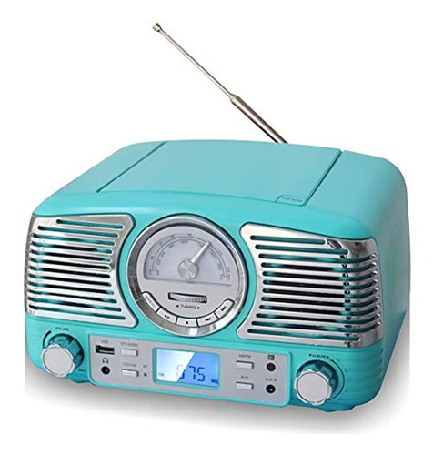 Radio Retro Techplay Qt62bt Cd Estéreo Am Fm - Aux 