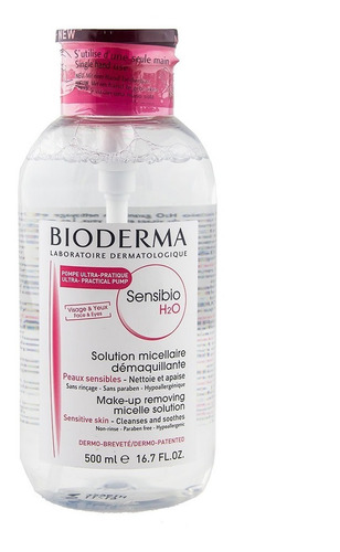 Bioderma Sensibio H2o De 500 Ml Bomba Inversa