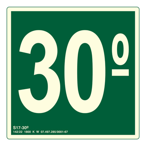 18 Placas Sinalização De Andar Para Prédio Andares 16x16 Cm