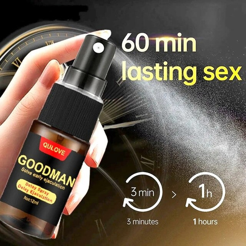 Gel Retardante Masculino Goodman Spray Superior A Peineili