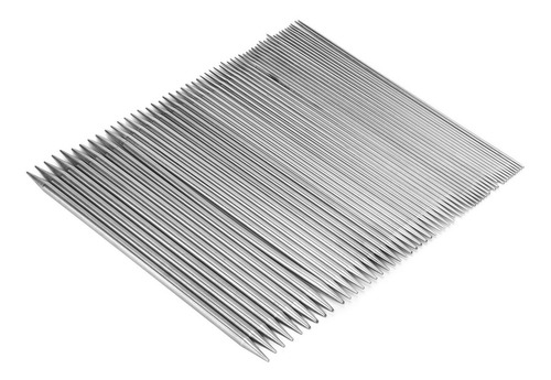 Agulha De Tricô De Ponta Dupla 55pcs Aço Inoxidável